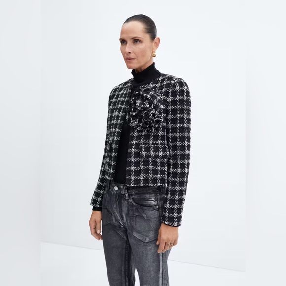 Maxi Floral tweed blazer - Picture 4 of 10